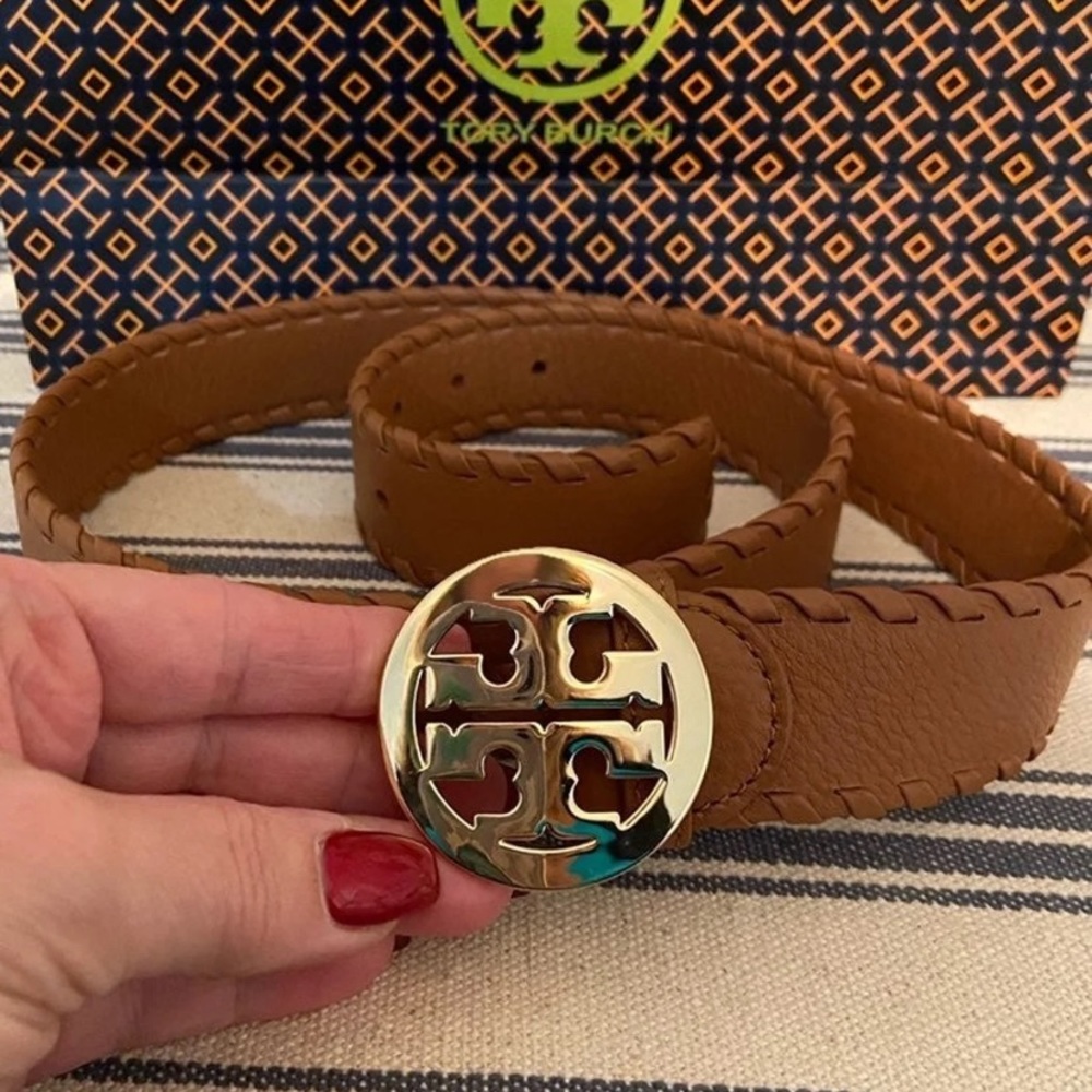 Tory Burch Marion Whipstitch Belt